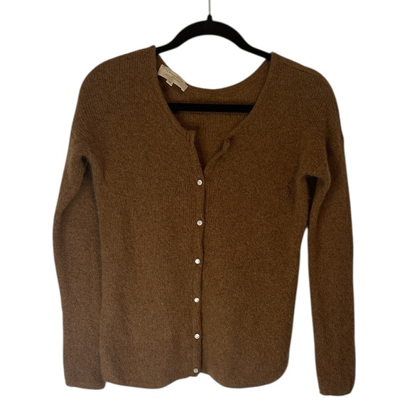 Sezane Gaspard Cardigan in Camel Size XS - Picture 2 of 5